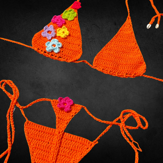 AfroDisiaca Bikini “Flower of Fire” – Original Edition, Exclusive Auction