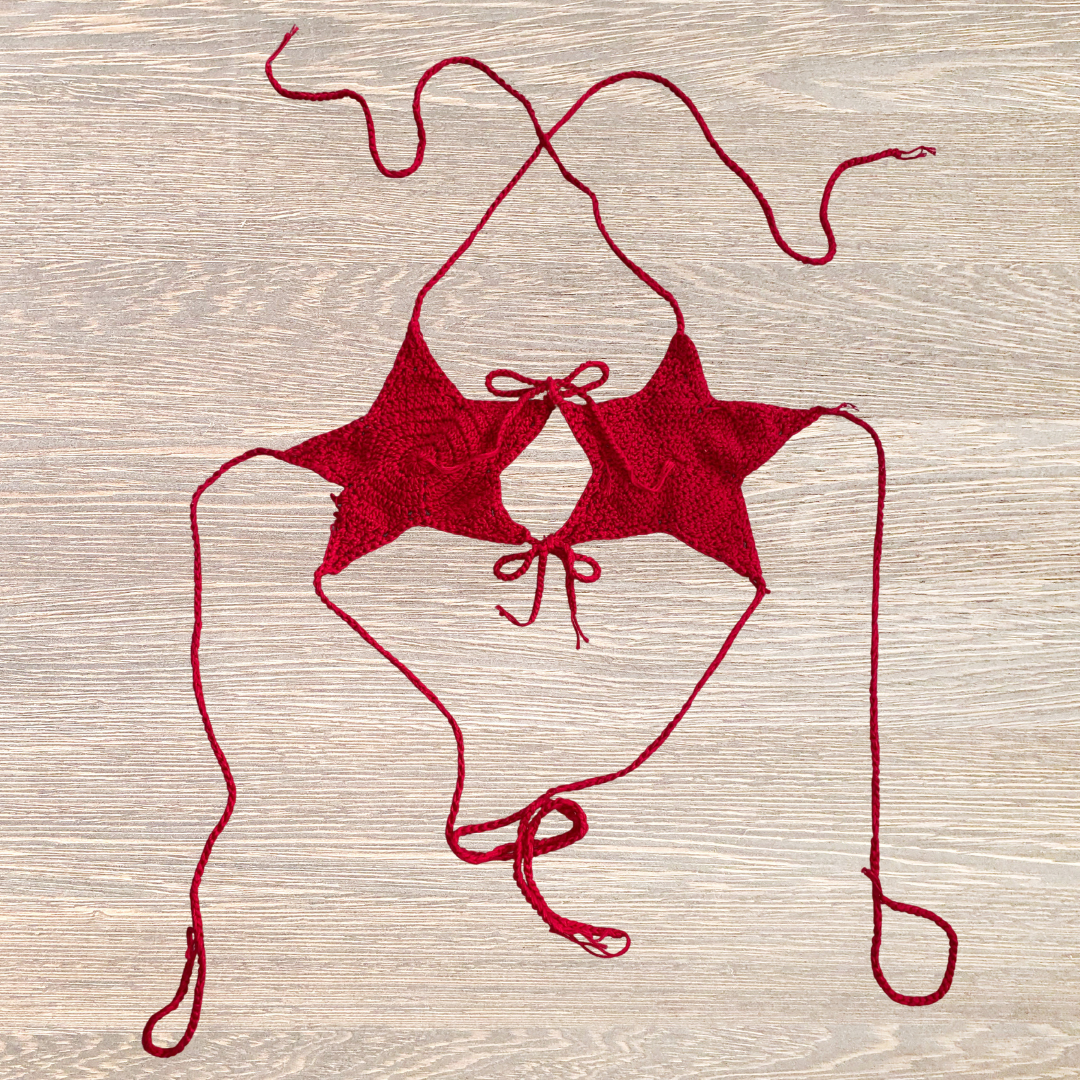 AfroDisiaca Bikini “Red Star Heat” – Original Edition, Exclusive Auction