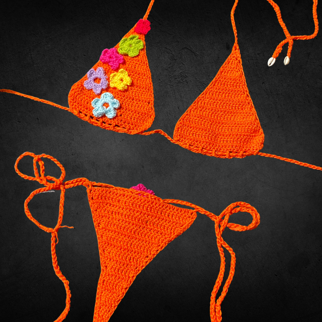 AfroDisiaca Bikini “Flower of Fire” – Original Edition, Exclusive Auction