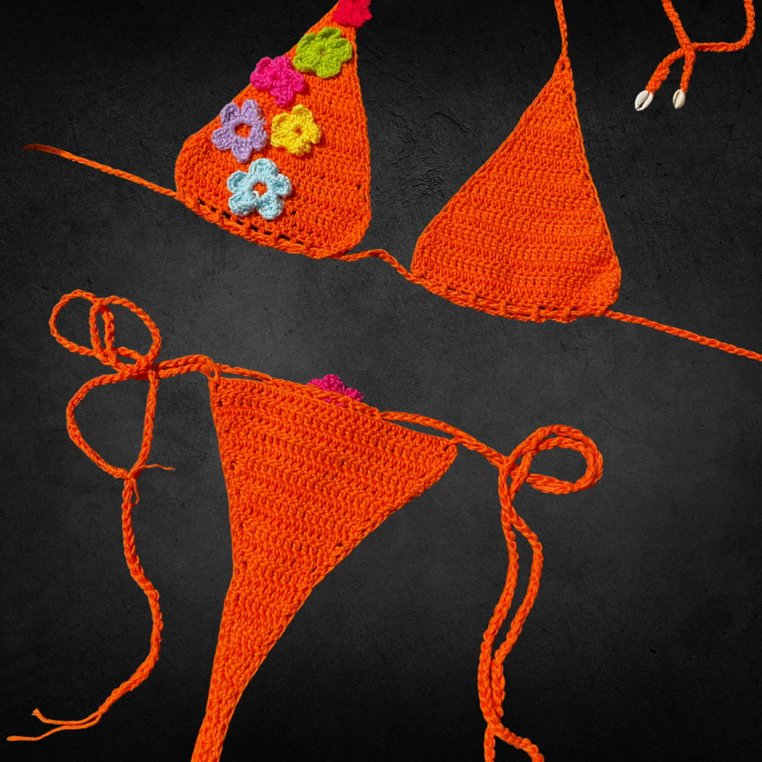 AfroDisiaca Bikini “Flower of Fire” – Original Edition, Exclusive Auction