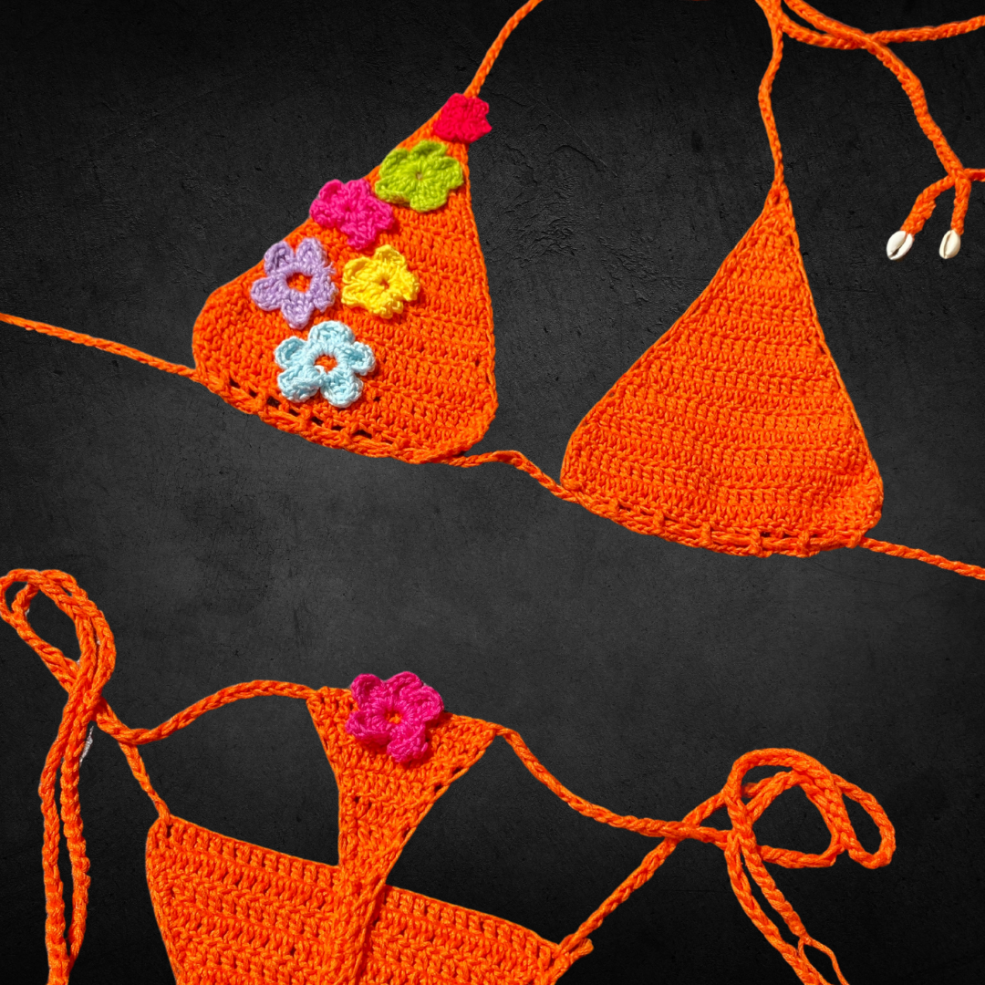 AfroDisiaca Bikini “Flower of Fire” – Original Edition, Exclusive Auction